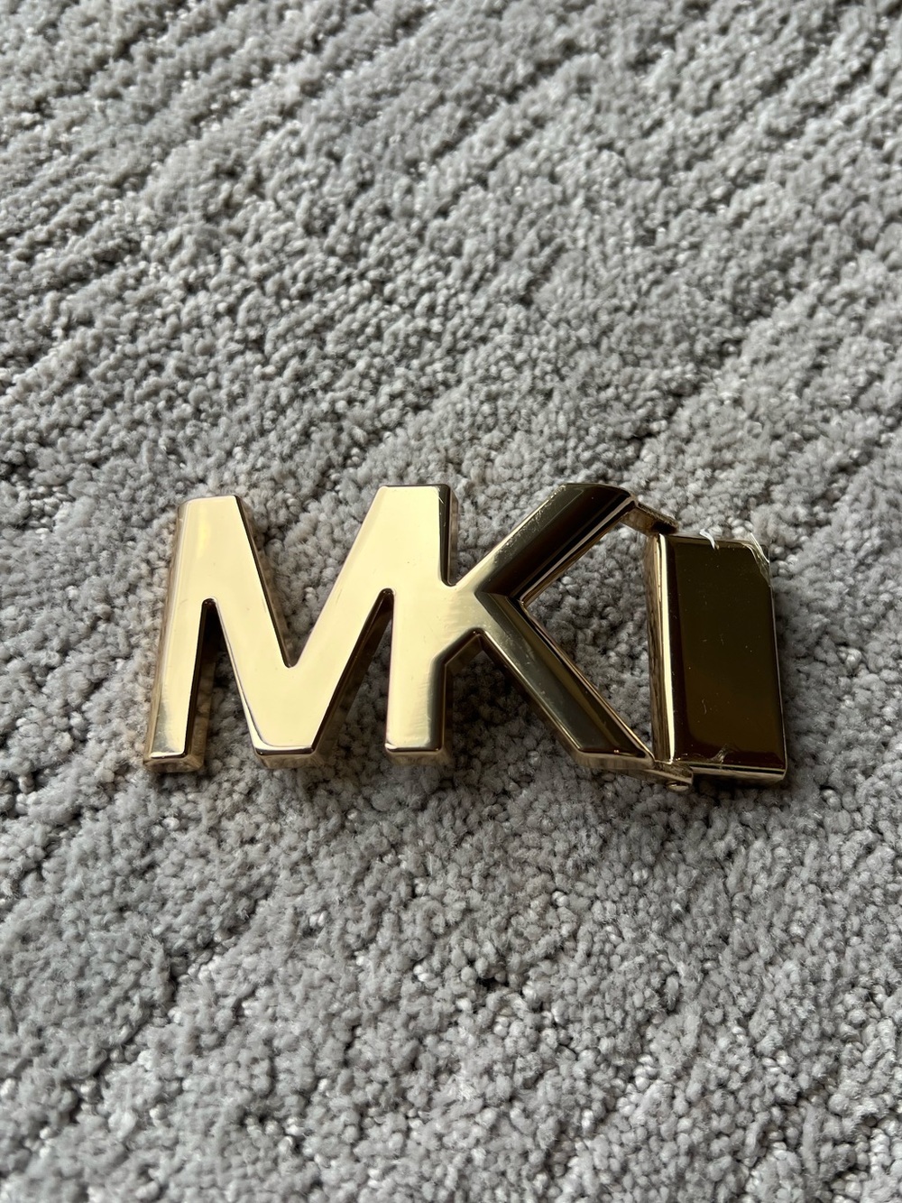Michael Kors MK Logo Belt Buckle